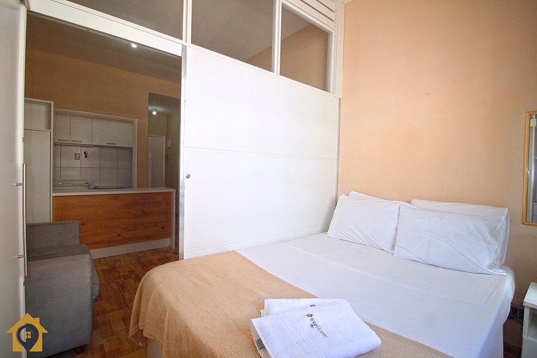 Studio no Coração de Copacabana p/ 4 Pessoas