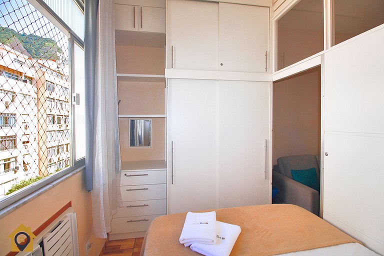 Studio no Coração de Copacabana p/ 4 Pessoas