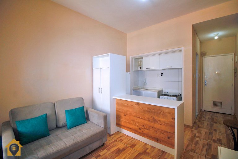 Studio no Coração de Copacabana p/ 4 Pessoas