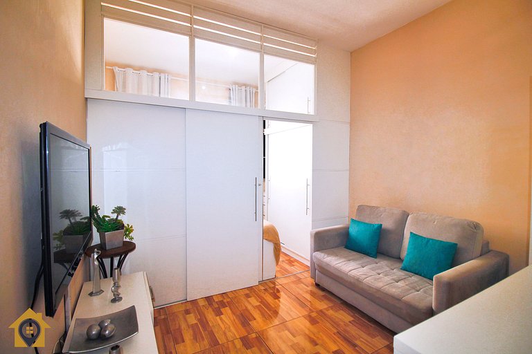 Studio no Coração de Copacabana p/ 4 Pessoas