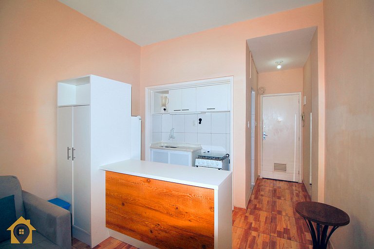 Studio no Coração de Copacabana p/ 4 Pessoas