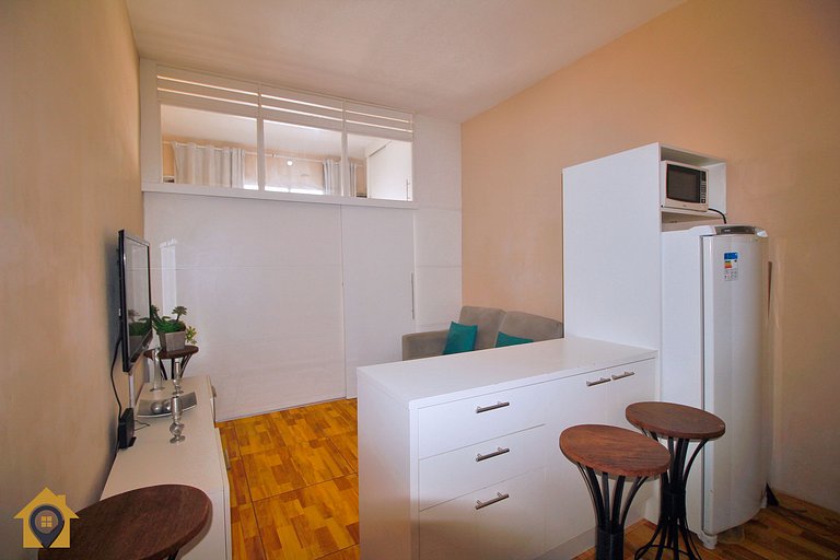 Studio no Coração de Copacabana p/ 4 Pessoas