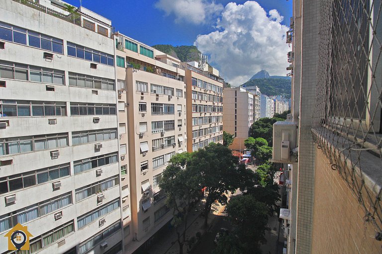 Studio no Coração de Copacabana p/ 4 Pessoas