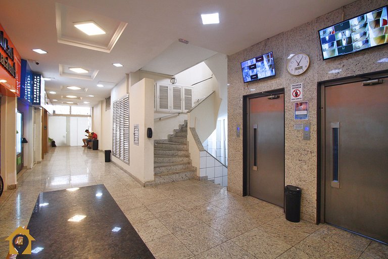 Studio no Coração de Copacabana p/ 4 Pessoas