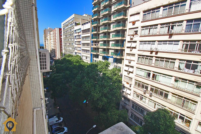 Studio no Coração de Copacabana p/ 4 Pessoas