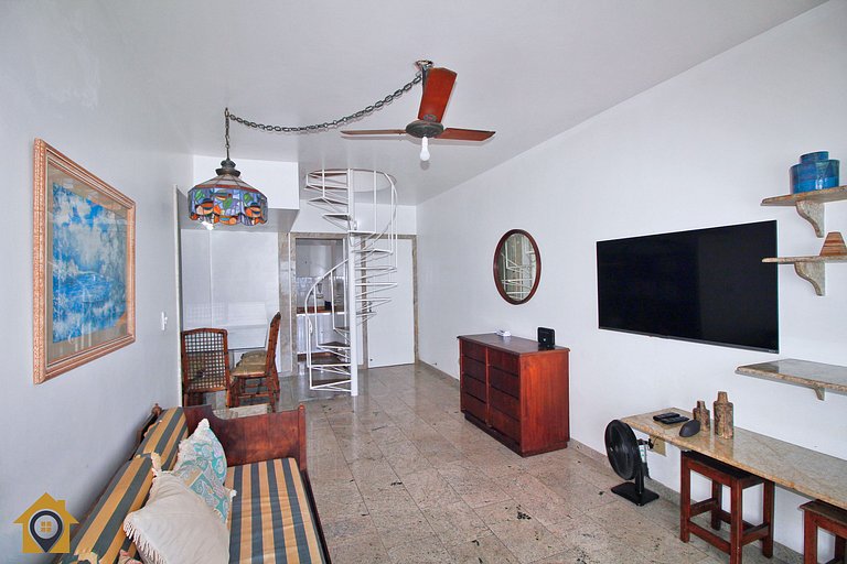 Apto Frente Mar na Praia do Forte p/ 10 pessoas