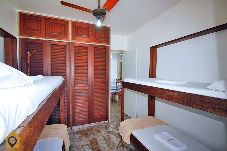 Apto Frente Mar na Praia do Forte p/ 10 pessoas