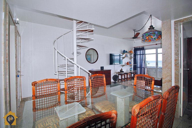 Apto Frente Mar na Praia do Forte p/ 10 pessoas