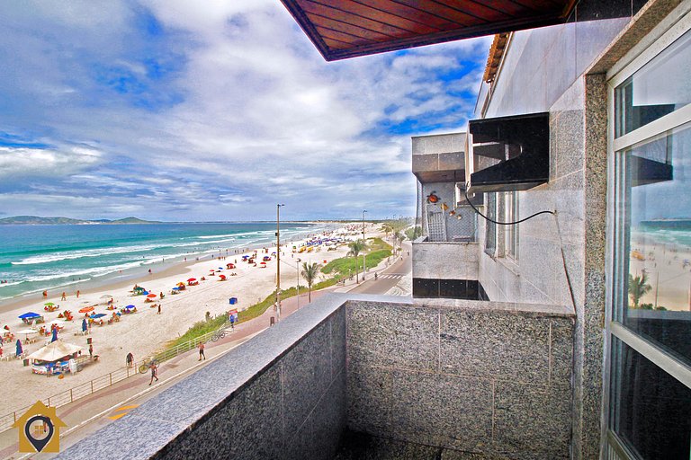 Apto Frente Mar na Praia do Forte p/ 10 pessoas