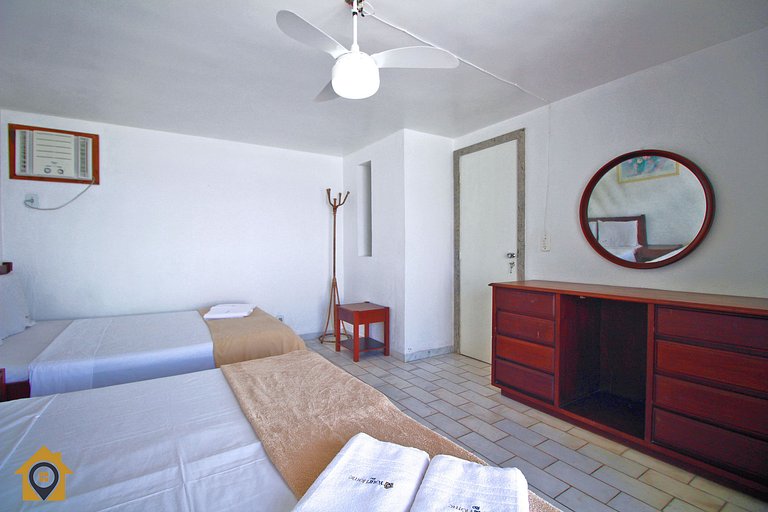 Apto Frente Mar na Praia do Forte p/ 10 pessoas