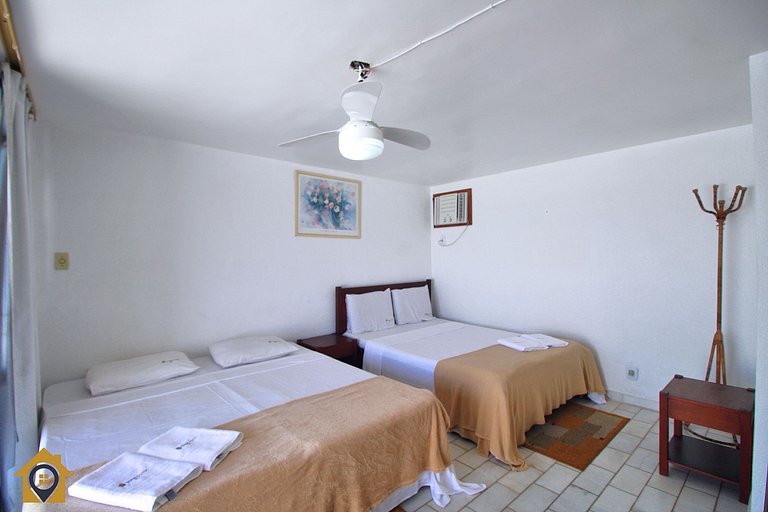 Apto Frente Mar na Praia do Forte p/ 10 pessoas