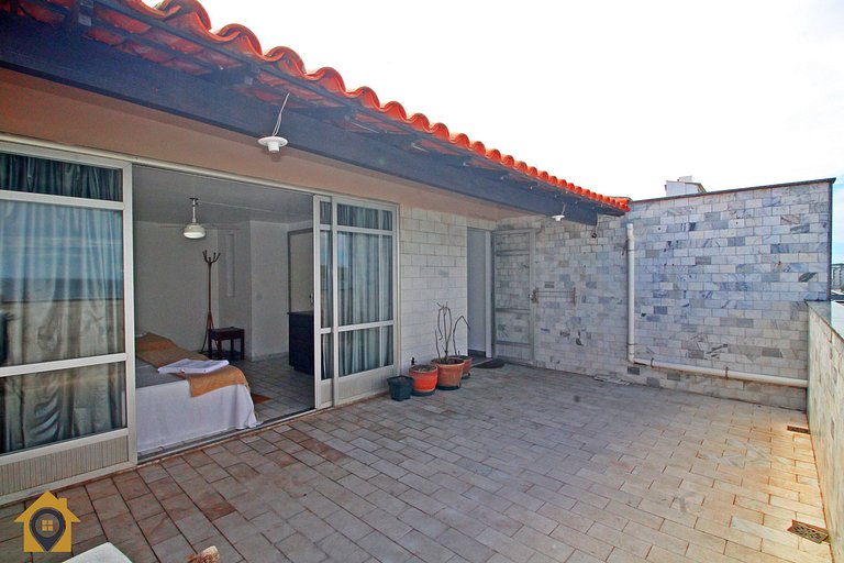 Apto Frente Mar na Praia do Forte p/ 10 pessoas