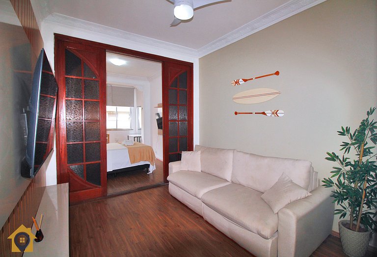 Studio grande e econômico p/ 4 pessoas