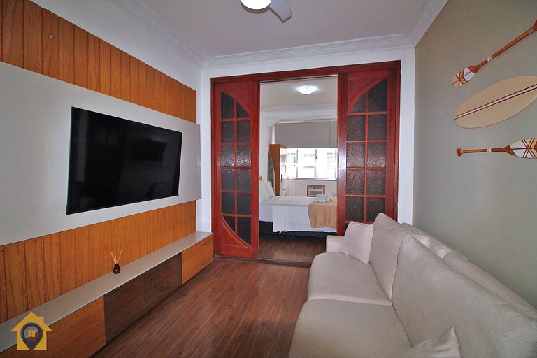 Studio grande e econômico p/ 4 pessoas