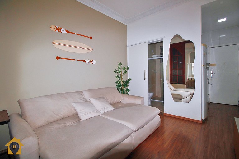 Studio grande e econômico p/ 4 pessoas