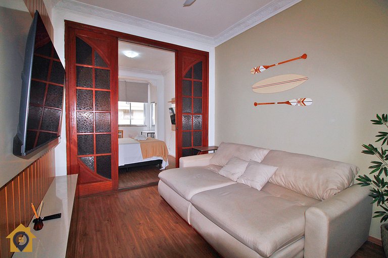Studio grande e econômico p/ 4 pessoas
