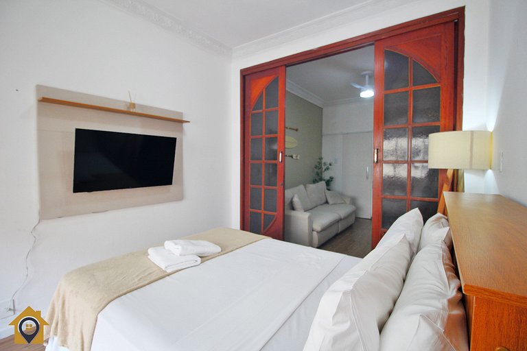 Studio grande e econômico p/ 4 pessoas