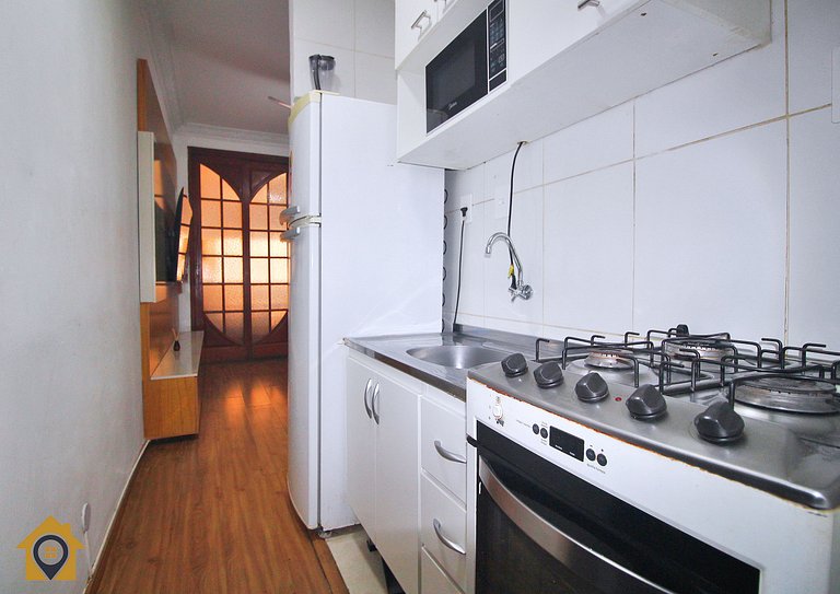 Studio grande e econômico p/ 4 pessoas