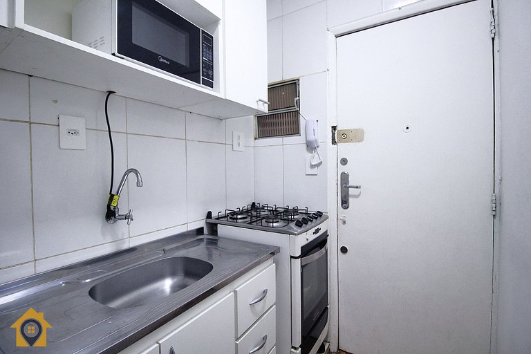 Studio grande e econômico p/ 4 pessoas