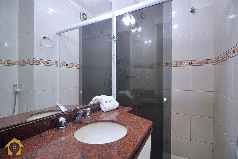 Studio Simples e Funcional c/ Vista Mar