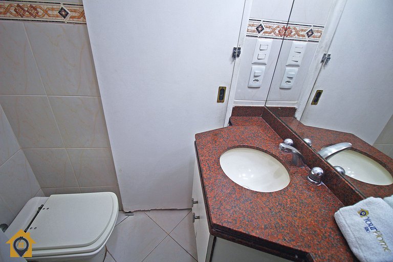 Studio Simples e Funcional c/ Vista Mar