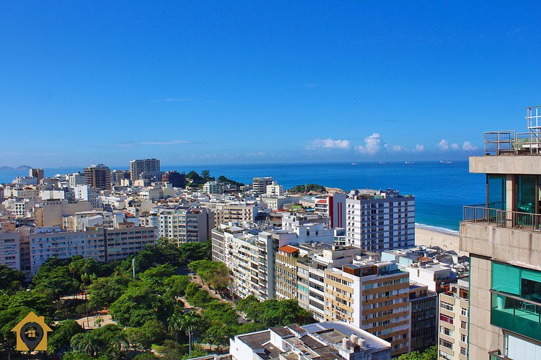 Luxo em Ipanema: Vista Mar + Infraestrutura