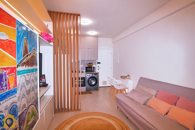 Luxuoso Quarto e Sala com Jacuzzi e Churrasqueira