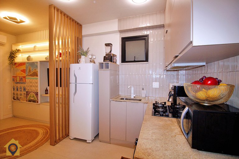 Luxuoso Quarto e Sala com Jacuzzi e Churrasqueira